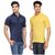 Rico Sordi Pack of 2 Men's Multicolor Polo Collar T-Shirt