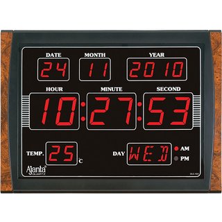 Ajanta LED Digital Wall Clock - OLC-109