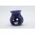 AuraDecor Blue Ceramic Aroma Oil Burner