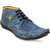 NAMAH Men'S Blue Color Suede Leather Casual Shoes