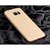 360 Degree Sleek Rubberised Hard Case Back Cover For Samsung Galaxy S7 Edge gold