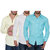 Balino London Pack of 3 Slim Fit Poly-Cotton Shirts For Men