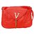 Bagizaa Salmon PU Sling Bag For Women With Zip Closure ,Adjustable Strap