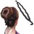 Combo Of Hair Puff Clip Bumpits (Pair) And Hair Twist Style Donut Bun Maker