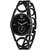 Evelyn Round Dial Black Stainless Steel Analog Watch For Women