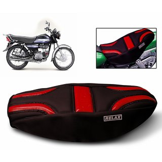 Relax USA Red and Black Bike Seat Cover for HERO HONDA SS CD