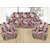 KNH TEXTILES Beautiful Multi Design sofa covers (set of 6)