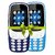 Combo of IKall K3310 Dual Sim 18 Inch Display 1000 Mah Battery Made In India Blue and Sky Blue 
