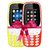 Combo of IKall K3310 Dual Sim 18 Inch Display 1000 Mah Battery Made In India Red and Yellow