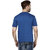 Demokrazy men's Blue printed Round neck T-shirt