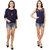 Delux Look Women's Blue Top Combo pack of Two