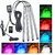 Bikers World Car Interior Atmosphere Light 15 Led Rgb Smd Dcorative Voice Control With Remote For  Toyota Etios