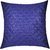 Zikrak Exim Square Quilting Cushion Cover Blue (1 Pc)