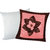 Big Lily Flower Patch Cushion With Filler Brown & Pink (2 Pcs Set)