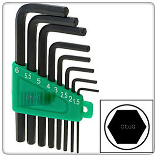 Key Tools Allen Wrench set 1.5 MM to 10MM