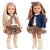 Adventure 5 Piece Outfit Jeans Jacket, Ivory Tank Top, Skirt, Scarf And Boots American Girl Doll Clothes