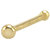 Style Tweak Gold Plated Small Dot Trendy Nose Pin