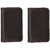 AV Enterprises 2 Brown Leather Card Holder