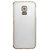 Samsung Galaxy Note 3 Neo SM-N7505 Back Cover TRANSPARENT WITH GOLD BORDER