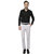 Gwalior White Slim Fit Formal Trouser For Men's
