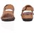 Ribit Men's Genuine Leather S- Class Tan Velcro Sandal