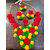 Designer Flower PomPom necklace Set