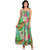 VS FASHION Women's Casual Printed Sleeveless Multicolor Poly Crepe Dress