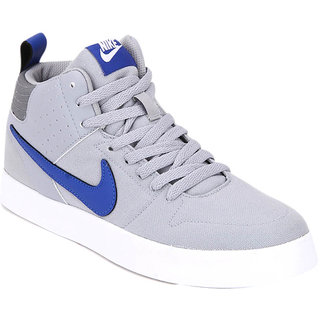 nike liteforce iii mid grey sneakers