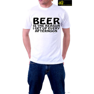 Ask For Fashion Round Neck JXM010 T-Shirt (White)