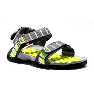 Sparx Men SS589 Black Red Floater Sandals