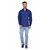Stylox Men's Casual Blue Slim Fit Shirt