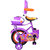 HLX-NMC KIDS BICYCLE 12 BOWTIE PURPLE/ORANGE