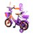 HLX-NMC KIDS BICYCLE 12 BOWTIE PURPLE/ORANGE