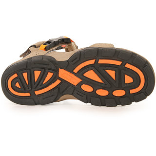 tan velcro sandals