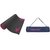 Technix 6mm Dual Tone Sticky Pink 6 mm Yoga Mat With Cover