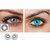 Magjons Combo Of Aqua And SKY Blue Fashion Colour contact lens with Case  Solution '0' power