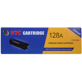 NTC 128A Black LaserJet Toner Cartridge Compatible for HP LaserJet Pro CM1415fnw Color Multifunction Printer (CE862A), CP1525nw Color Printer (CE875A)