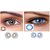 Magjons Combo Of Grey And Blue Fashion Colour contact lens with Case  Solution '0' power