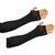 Ladies Arm Net Sleeves Sun Block UV Protection , Long Arm cover Sleeve for Outdoor Activities 1 Pair Black CODEsG-7859