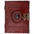 ININDIA Handmade 100 Pure Leather Diary for Office Home Daily Use With C Lock Brown 7X5 inches