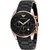 EMPORIO ARMANI AR 5905 BLACK CHRONOGRAPH MENS WRIST WATCH WITH GIFT BOX