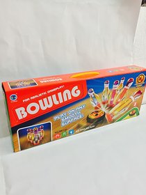 Foot bowling set with LED lights