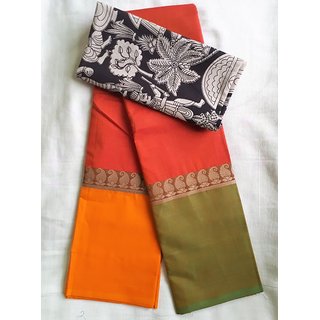 Light Orange Chettinad Cotton main image 0