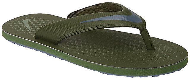 Buy Nike Men S Chroma Thong 5 Green Slippers Online 1395 from