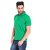 Squarefeet Green Cotton Blend Polo Tshirt