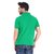 Squarefeet Green Cotton Blend Polo Tshirt