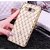 High Quality Grid Design Gold Plating Back Cover For Samsung Galaxy J2 (2016 MODEL)