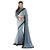 Saree Exclusive Beautiful Designer Bollywood Indian Saree Partywear Sari 156 grey