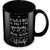 Tuelip Failure is opportunity-Wisely Quote Classic Style Full Black Printed Tea And Coffee Ceramic Mug 350 ML