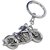 Bullet Key Chain With Silver Metal Finish For Car, Bike  Home
